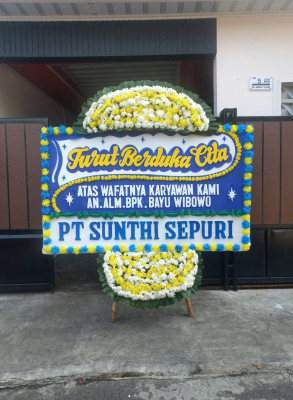 Papan Bunga Duka di Cisompet